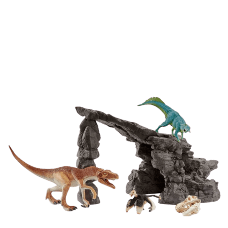 Schleich Dinosaurset med Grotta
