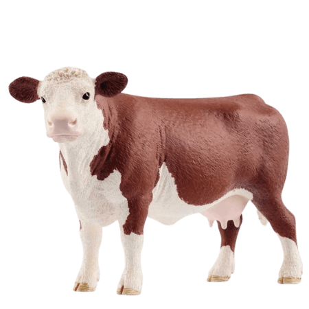 Schleich Hereford Cow Figure