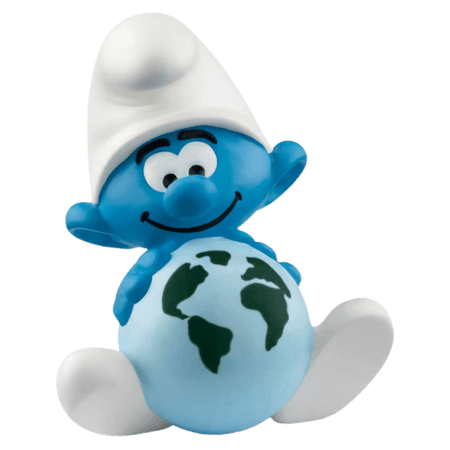 Schleich Hållbarhets-Smurf Mini Figur