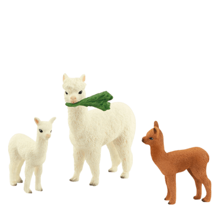 Schleich Wild Life Alpacka Figurset