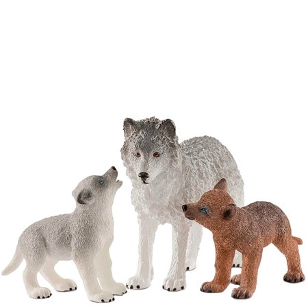 Schleich vargmamma med ungar - 42472