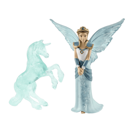 Schleich Hayaia Eyela & Enhörning Isskulptur