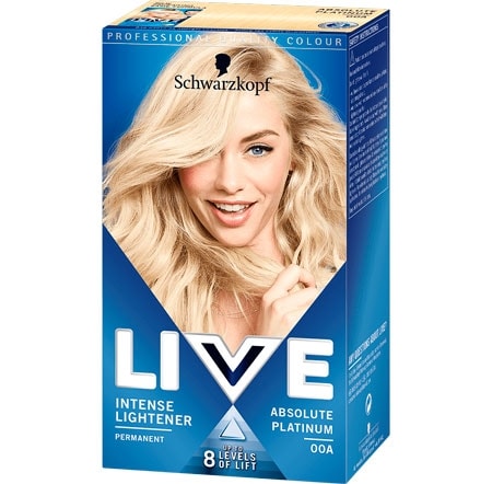 Schwarzkopf Live Permanent Hårfärg - 00A Absolute Platinum