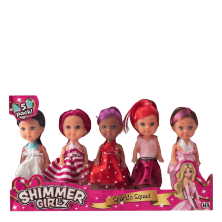 Shimmer Girlz Sparkle Squad Doll Assorted