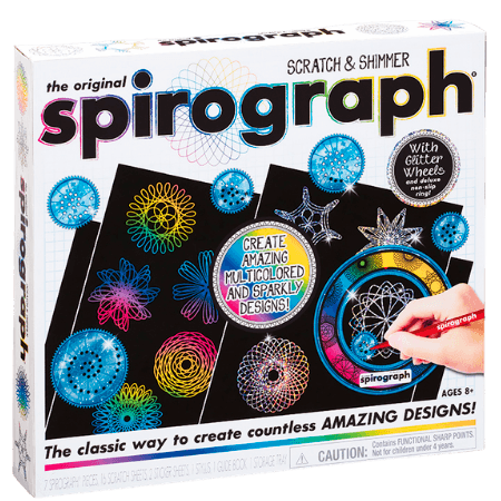 Spirograph The Original Scratch & Shimmer Ritningsset - 28 delar