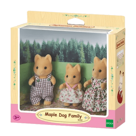 Sylvanian Families Maple Dog Family