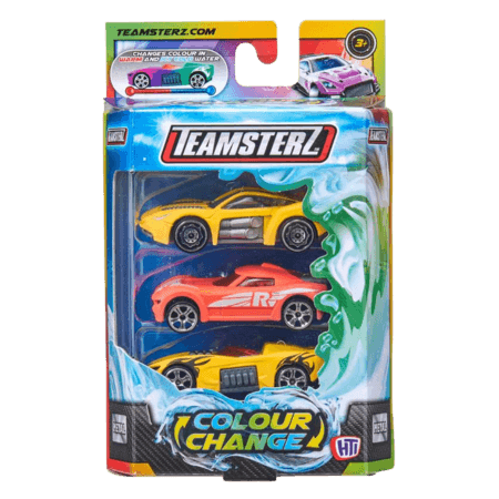 Teamsterz Colour Change Bilpaket – 3 Pack