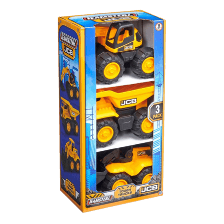 Teamsterz JCB Tough Trucks – 3 Pack