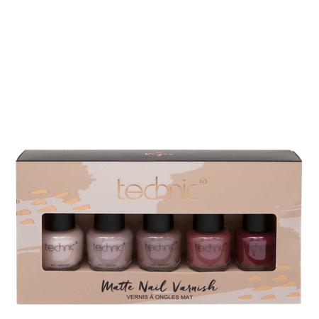 Technic Matt Nagellack Set – 5 st