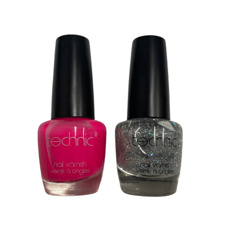 Technic Nagellack 2x12 ml - Rosa & Glitter