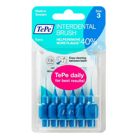 TePe Intermediate borstar storlek 3 - 6 st