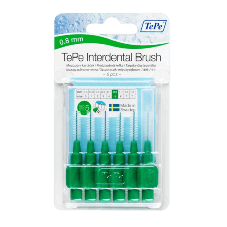 TePe Gap Brushes 0,8 mm - 6 st.