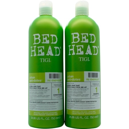 Tigi Bed Head Re-Energise Schampo & Balsam - 2x750ml