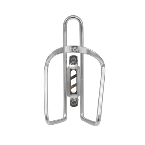 Töls cykelflaskhållare i aluminium - borstat stål