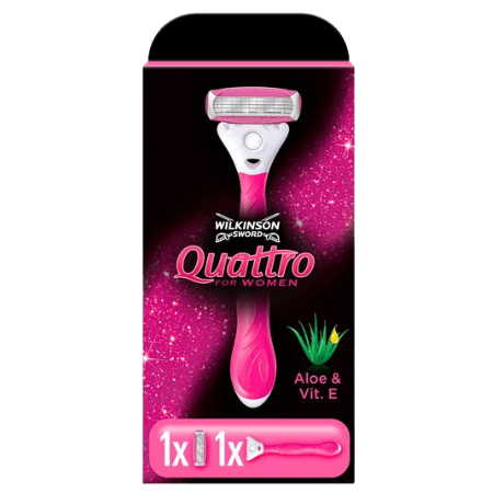 Wilkinson Sword Quattro skrapa för kvinnor