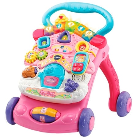 VTech First Steps Barnvagn - Rosa