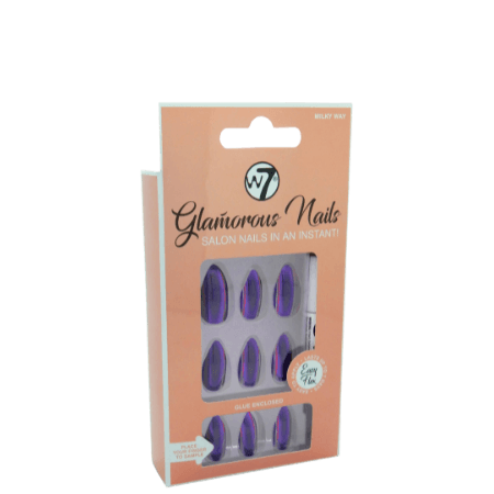 W7 Glamorous Nails Milky Way - 24 st