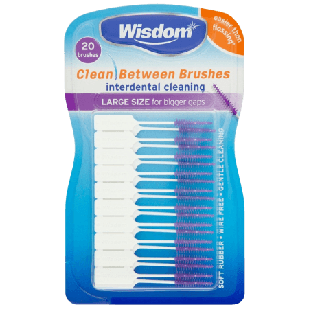 Wisdom Stora distansborstar - 20 st