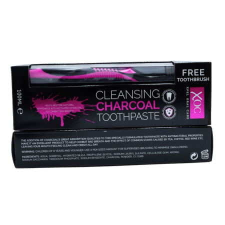 XOC Charcoal Tandkräm & Tandborste - 100ml