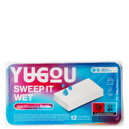 YUGOU Sweep It Wet Mopping Refills – 12 st