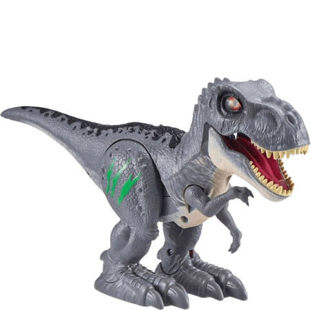Robo Alive attackerar T-rex