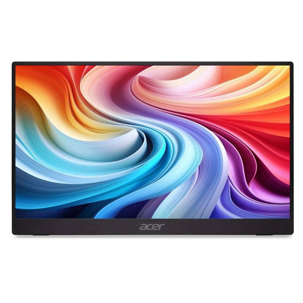 Acer PM1, Portabel bildskärm, PM161QB1, Svart, IPS-teknik, 15,6" Full HD, Adaptive-Sync
