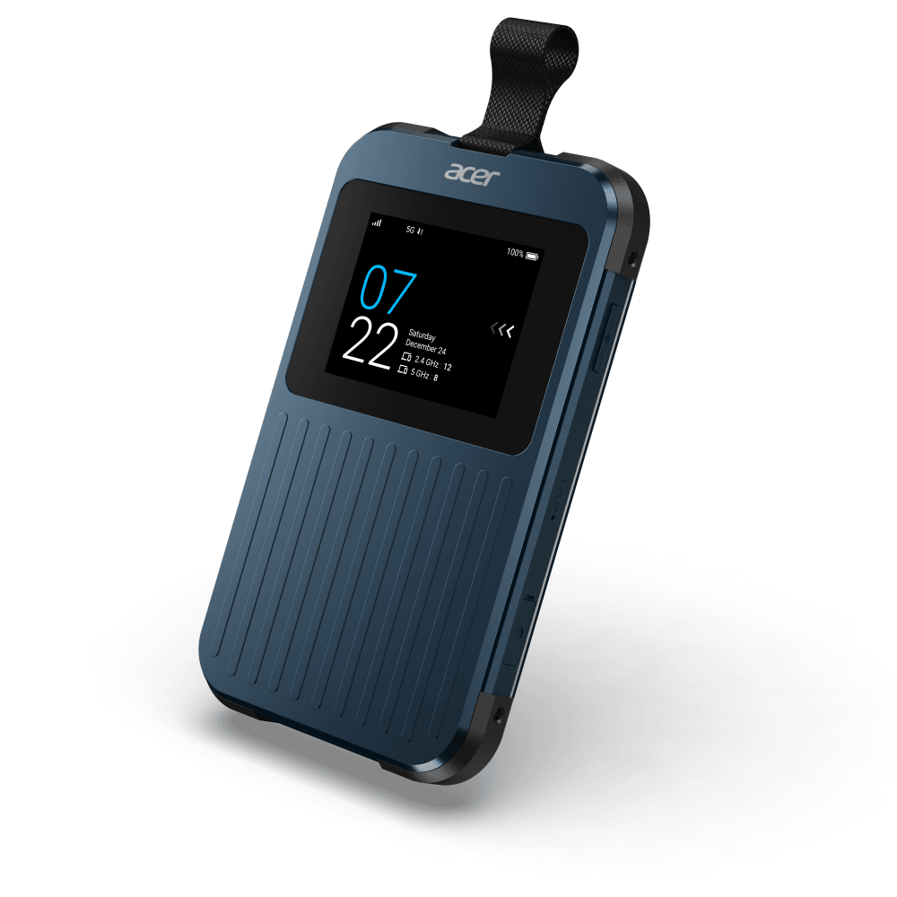 Acer Wi-Fi 5G Mobil Hotspot | Enduro Connect M3|1 GB SIMO-data ingår