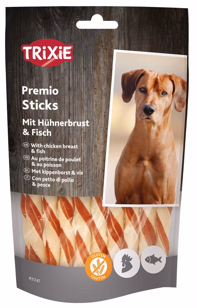 PREMIO Fish Chicken Sticks, 80 g