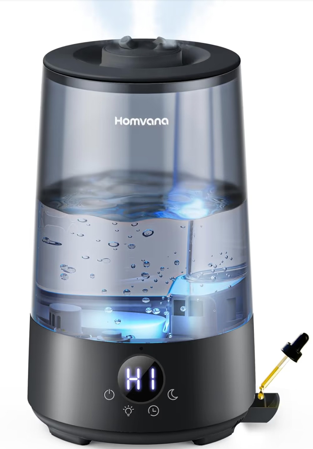 Homvana 3.6L Cool Mist Humidifier Ultrasonic Air Diffuser Night Light Bedroom
