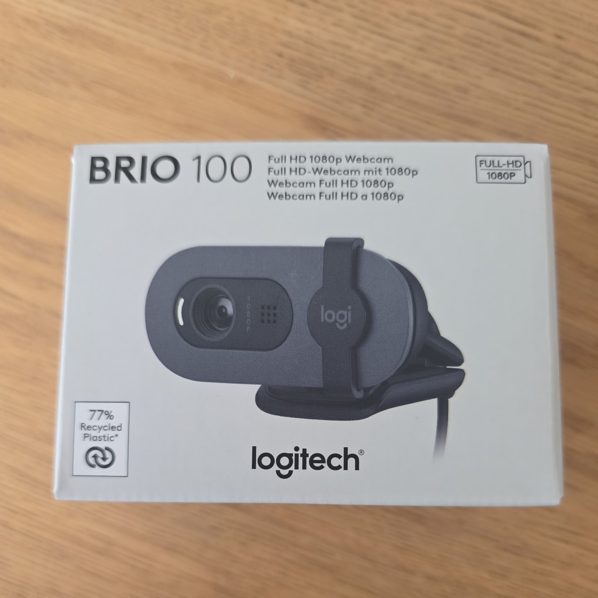 Logitech Brio 100 Full HD 1080p Webcam USB-A NEW / Sealed