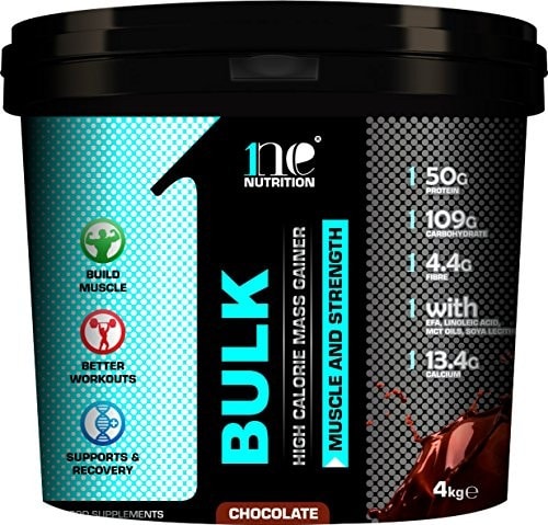 1ne Nutrition Bulk Weight Gain 4kg High Calorie Mass Gainer Serious Mutant Mass