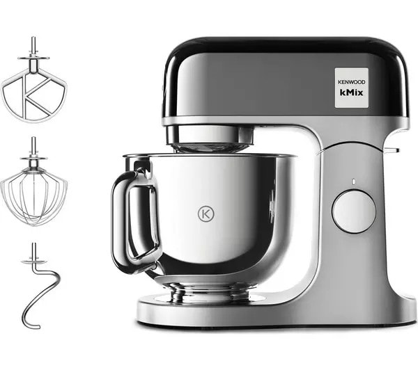 Kenwood KMX760ABC kMix Stand Mixer Kitchen Machine 1000w 5L Black & Silver