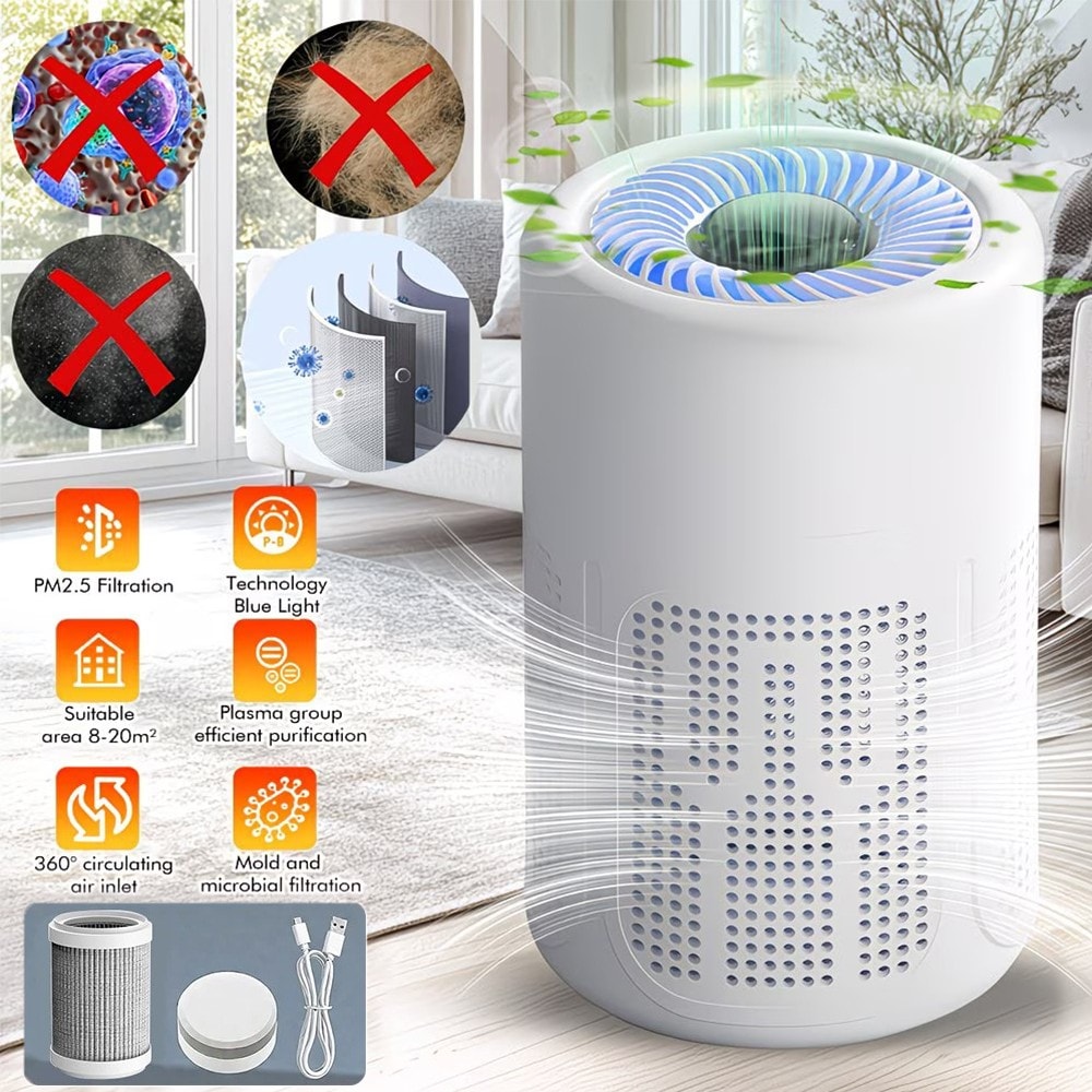 Air Purifiers For Home Large Room Medical Grade HEPA Air Purifier Smoke Odor Pet