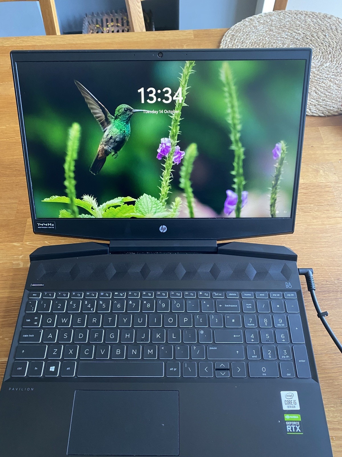 hp pavilion gaming laptop 15, Intel Core i5-10300H, NVIDIA GeForce RTX 2060