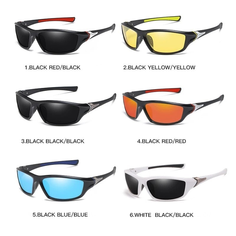Polarized Sunglasses Men Women Square Cycling Sport Driving Fishing UV400 UK