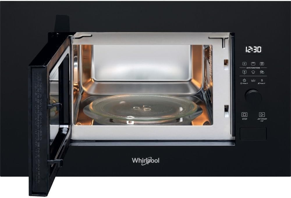 Whirlpool WMF200G NB Built-In Microwave Oven Grill 20L 800W Black Integrated UK