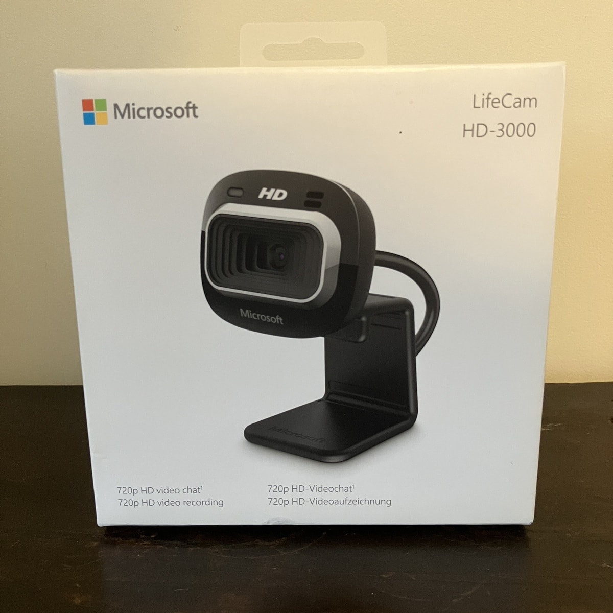Microsoft LifeCam HD-3000 Webcam 720p USB T4H-00004 Model 1492 Boxed