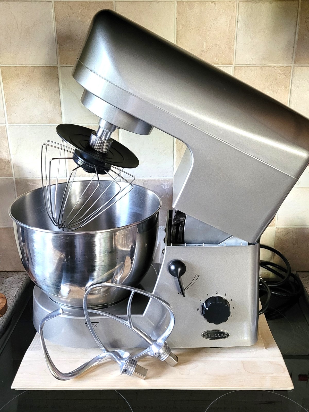 Stellar Pro Kitchen Stand Mixer With Attachments Metal Body Stainless Steel Bowl