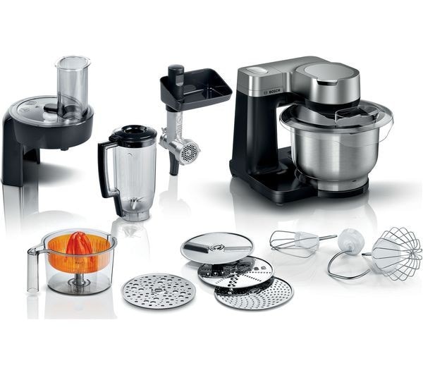 BOSCH 7-IN-1 MUMS2VM40 KITCHEN MACHINE STAND MIXER 900W 3.8L 7 SPEED BLACK