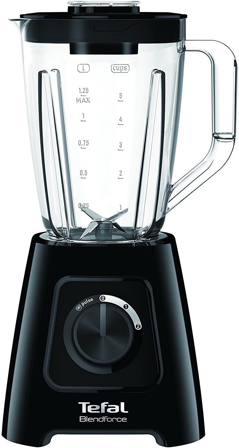 Tefal BL420840 NEW Jug Blender with 2 Speeds Blendforce II 1.5L 600w Black
