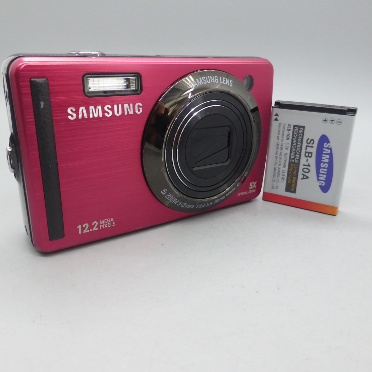 Samsung Digital Camera PL70 12.2MP Red Tested