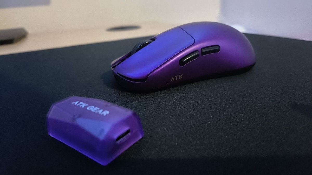 ATK Duckbill Wireless Gaming Mouse Purple