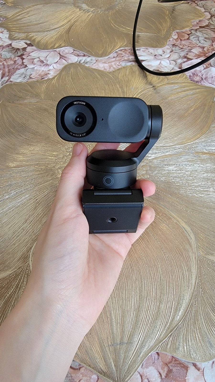 Insta360 Link 2 AI-Powered 4K Webcam 60fps USB-C Black HD 3840x2160