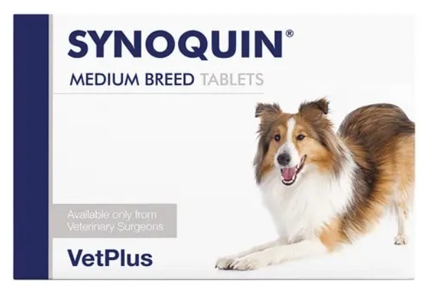 Synoquin for Dogs Medium 120 Tablets Chewable Joint Support Supplement