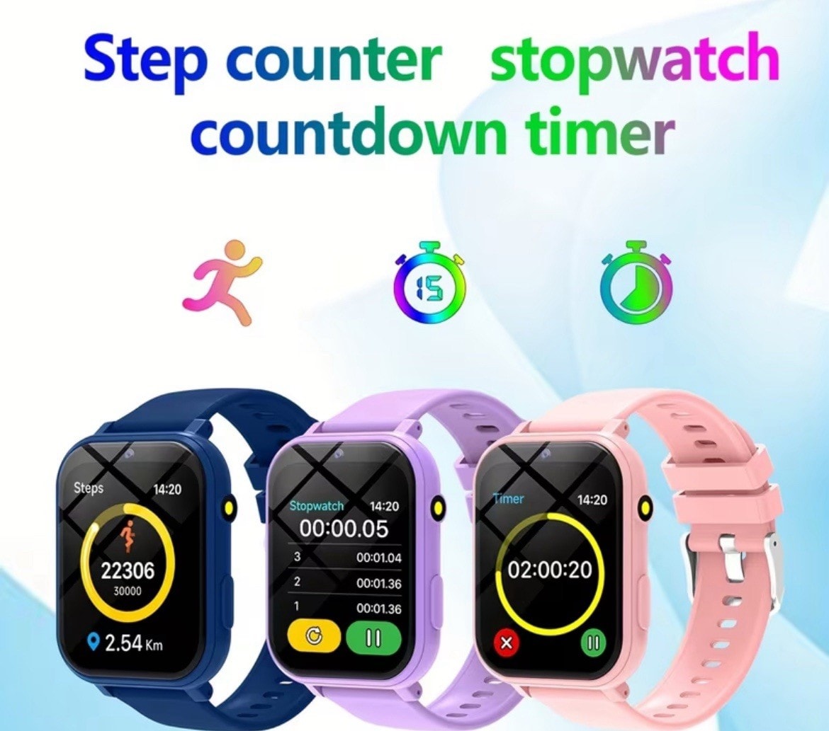 Kids Smart Watch 1.83" HD Touch Screen, Waterproof, 18 Games, Sleep Monitoring