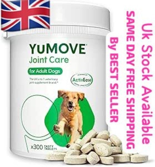 YuMOVE Adult Dog | Hip and Joint Supplement for Stiff Adult Dogs | 300 Tablets