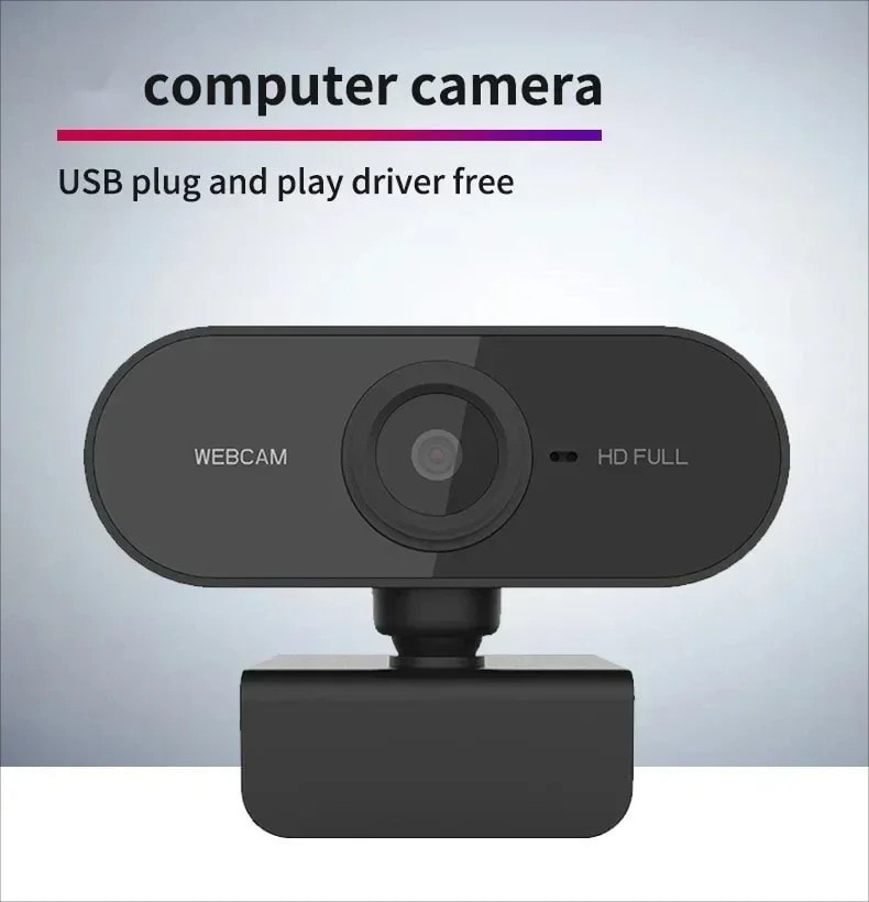 Full HD 1080P Webcam USB Web Camera With Microphone For PC Laptop UK