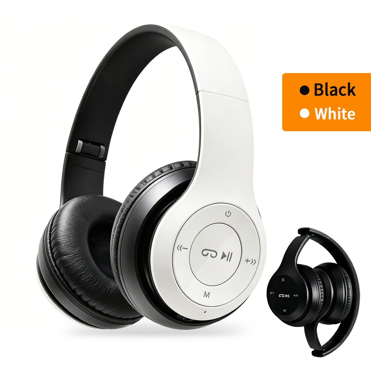 UK Wireless Bluetooth Headphones with Noise Cancelling Over-Ear Stereo Earphones