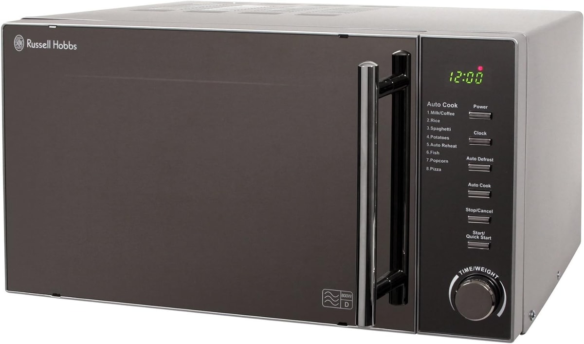Russell Hobbs RHM2017 Solo Microwave Oven Digital Control 800W 20L - Silver