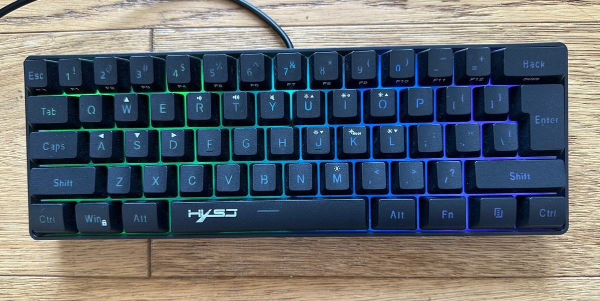 V700 RGB Streamer Gaming Keyboard Black